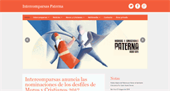 Desktop Screenshot of intercomparsas.org
